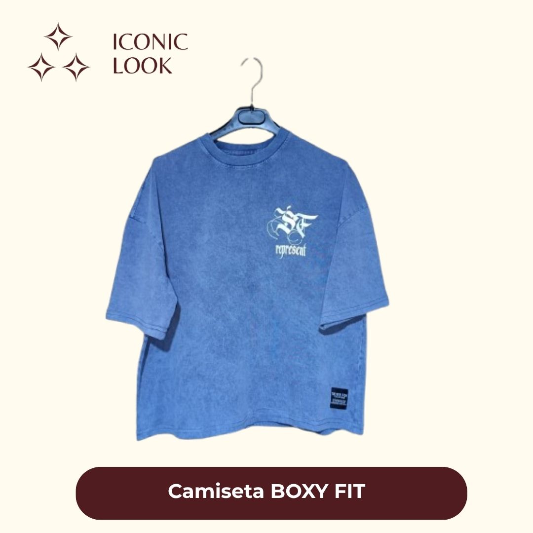 Camiseta Boxy Fit Efecto Pre-lavado