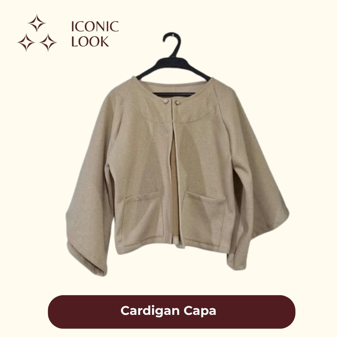 Cardigan Tipo Capa